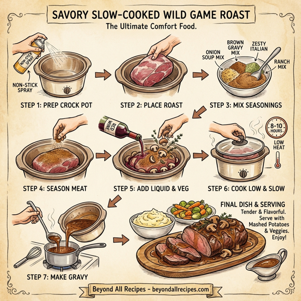 Savory Slow-Cooked Wild Game Roast instructions