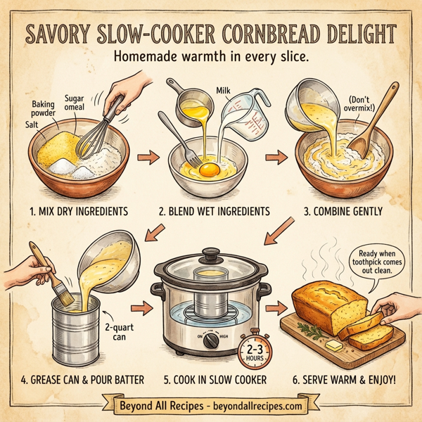 Savory Slow-Cooker Cornbread Delight instructions