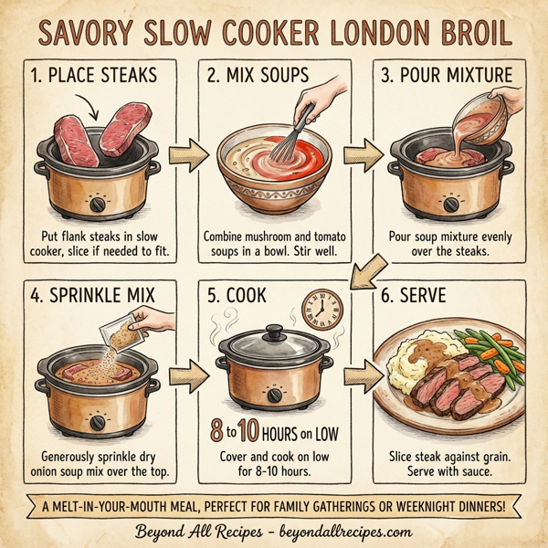 Savory Slow Cooker London Broil instructions