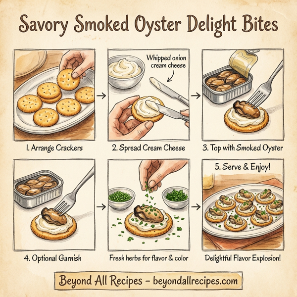 Savory Smoked Oyster Delight Bites instructions