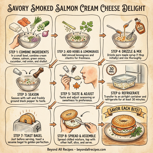 Savory Smoked Salmon Cream Cheese Delight instructions