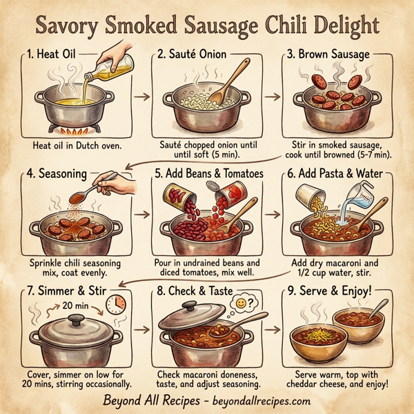 Savory Smoked Sausage Chili Delight instructions