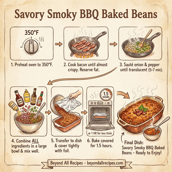 Savory Smoky BBQ Baked Beans instructions