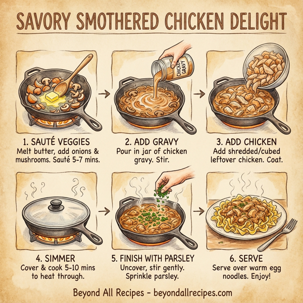 Savory Smothered Chicken Delight instructions