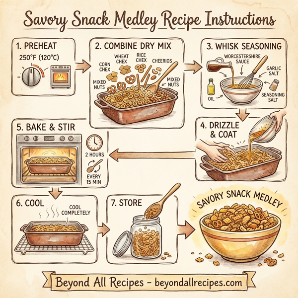 Savory Snack Medley instructions