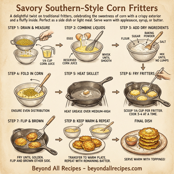 Savory Southern-Style Corn Fritters instructions