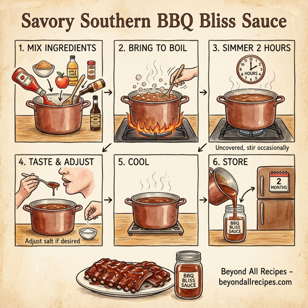 Savory Southern BBQ Bliss Sauce instructions