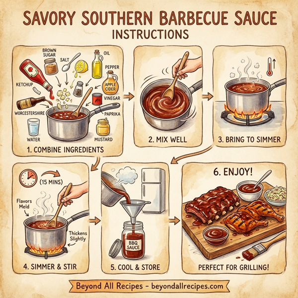 Savory Southern Barbecue Sauce instructions