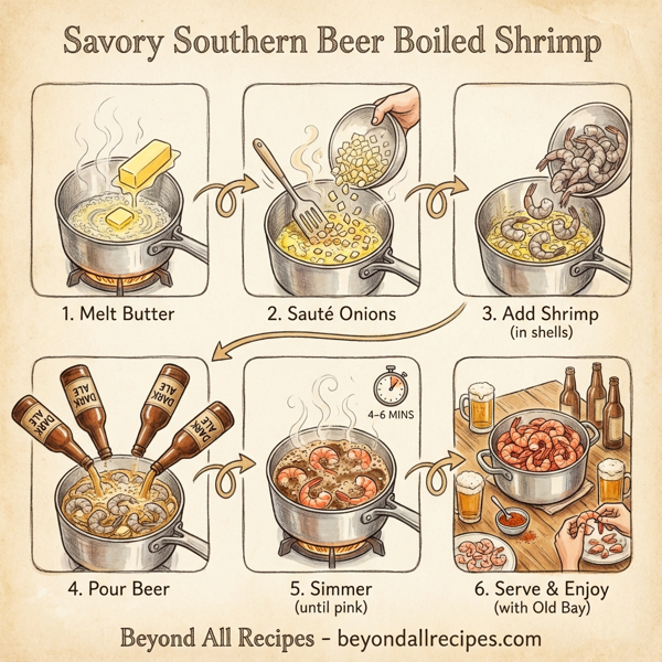 Savory Southern Beer Boiled Shrimp instructions