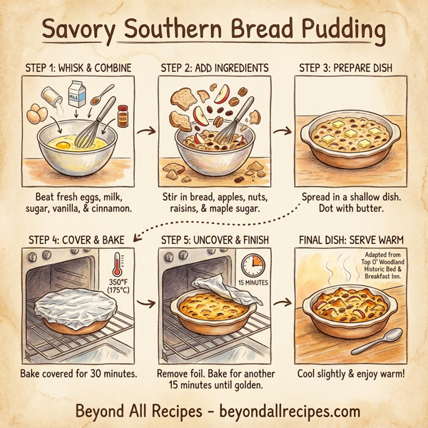 Savory Southern Bread Pudding instructions