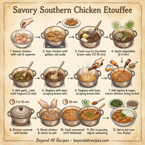 Savory Southern Chicken Etouffee instructions