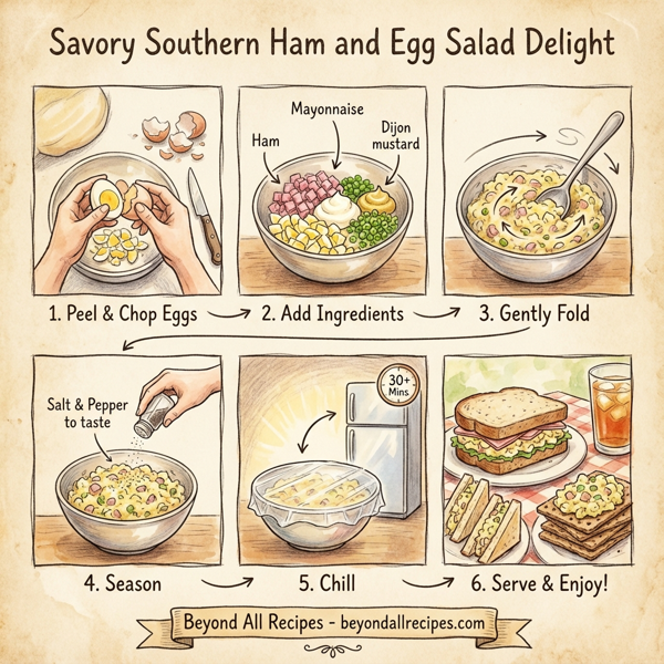 Savory Southern Ham and Egg Salad Delight instructions