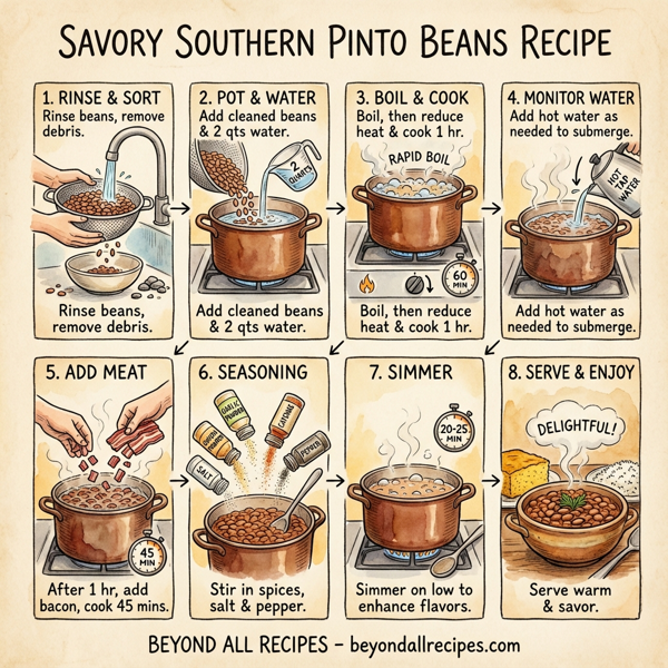 Savory Southern Pinto Beans instructions