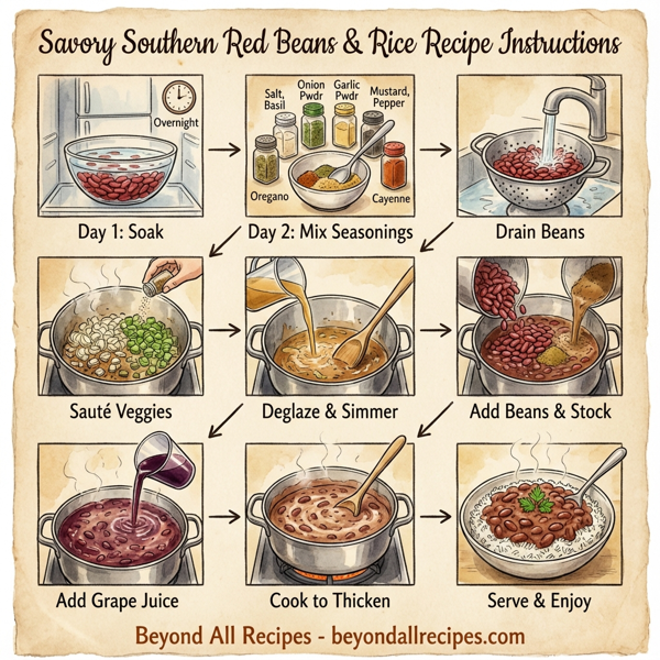 Savory Southern Red Beans & Rice instructions