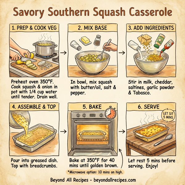 Savory Southern Squash Casserole instructions