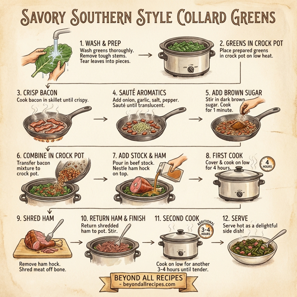 Savory Southern Style Collard Greens instructions