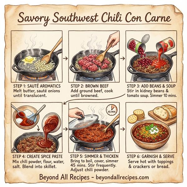 Savory Southwest Chili Con Carne instructions