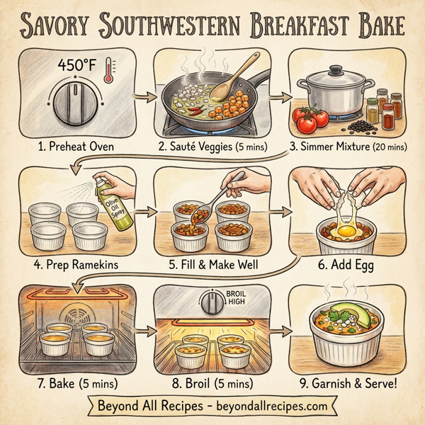 Savory Southwestern Breakfast Bake instructions