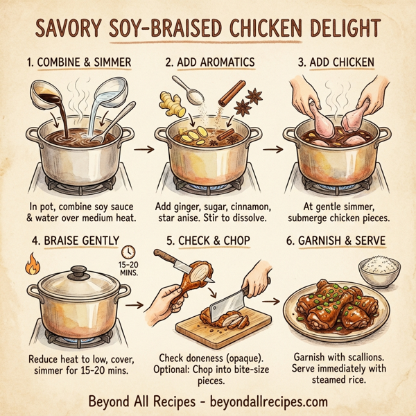 Savory Soy-Braised Chicken Delight instructions