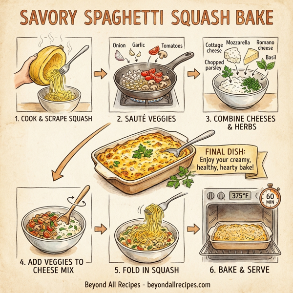 Savory Spaghetti Squash Bake instructions