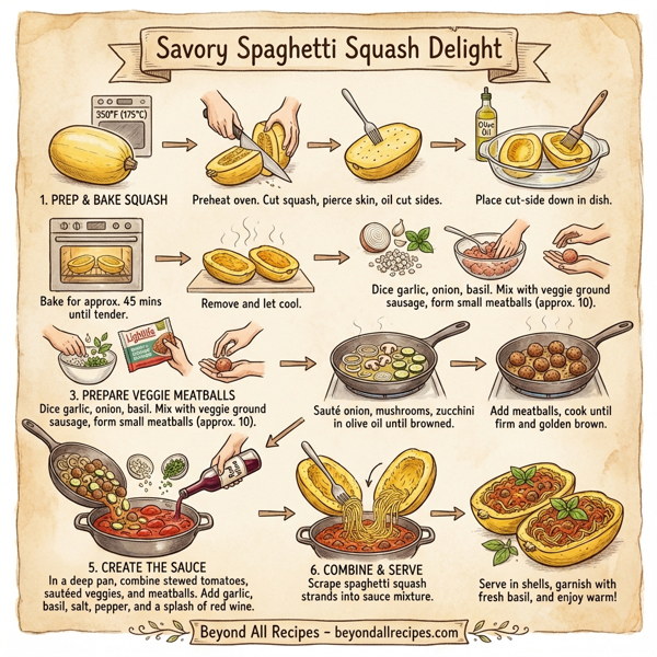 Savory Spaghetti Squash Delight instructions