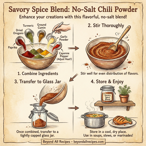 Savory Spice Blend: No-Salt Chili Powder instructions