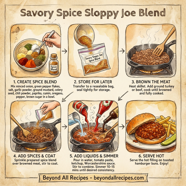 Savory Spice Sloppy Joe Blend instructions