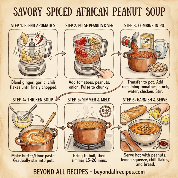 Savory Spiced African Peanut Soup instructions