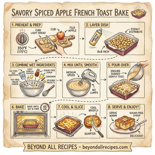 Savory Spiced Apple French Toast Bake instructions