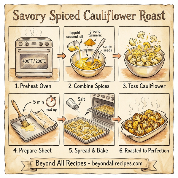 Savory Spiced Cauliflower Roast instructions