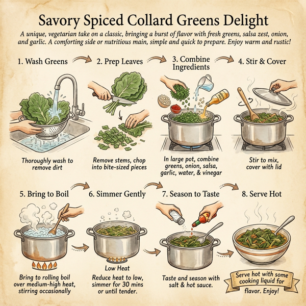 Savory Spiced Collard Greens Delight instructions