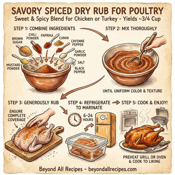Savory Spiced Dry Rub for Poultry instructions