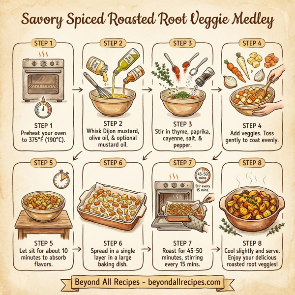 Savory Spiced Roasted Root Veggie Medley instructions