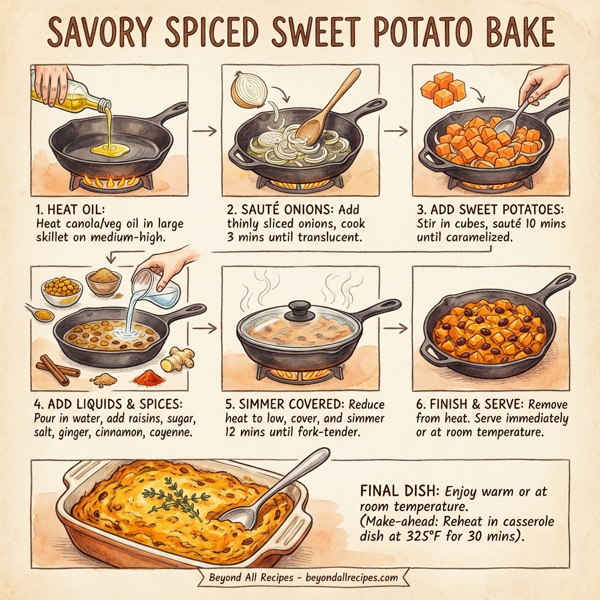 Savory Spiced Sweet Potato Bake instructions
