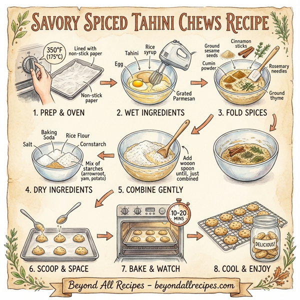 Savory Spiced Tahini Chews instructions