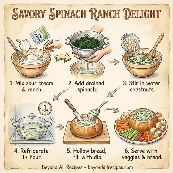 Savory Spinach Ranch Delight instructions