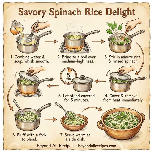 Savory Spinach Rice Delight instructions