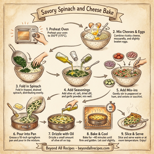 Savory Spinach and Cheese Bake instructions