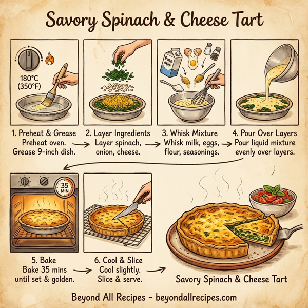 Savory Spinach and Cheese Tart instructions