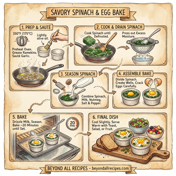 Savory Spinach and Egg Bake instructions
