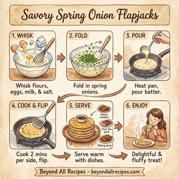 Savory Spring Onion Flapjacks instructions
