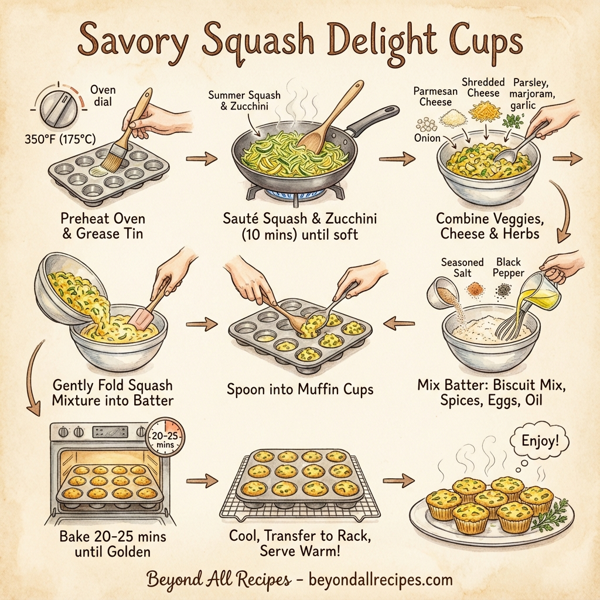 Savory Squash Delight Cups instructions