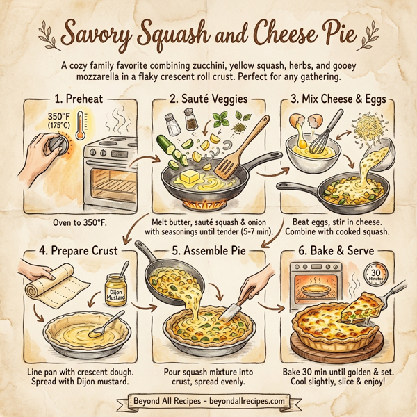 Savory Squash and Cheese Pie instructions