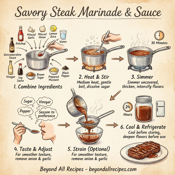 Savory Steak Marinade & Sauce instructions
