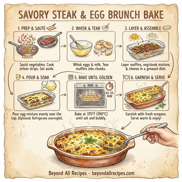 Savory Steak and Egg Brunch Bake instructions