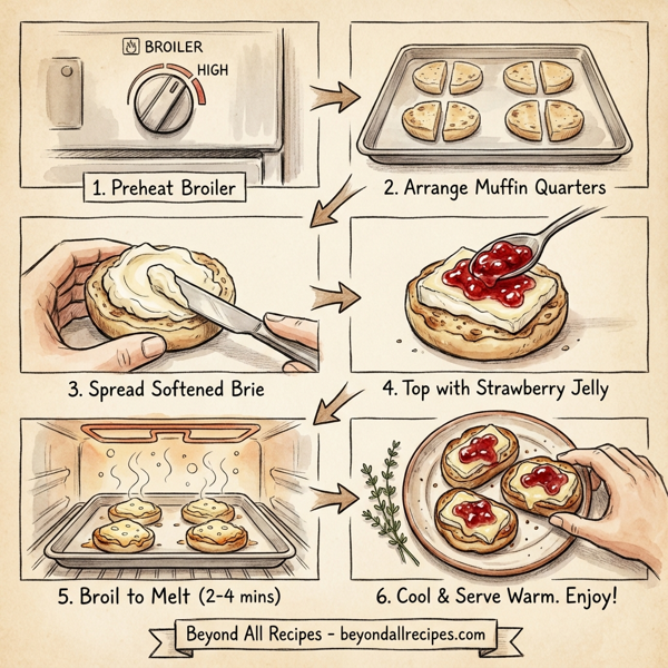 Savory Strawberry Brie Crostini instructions