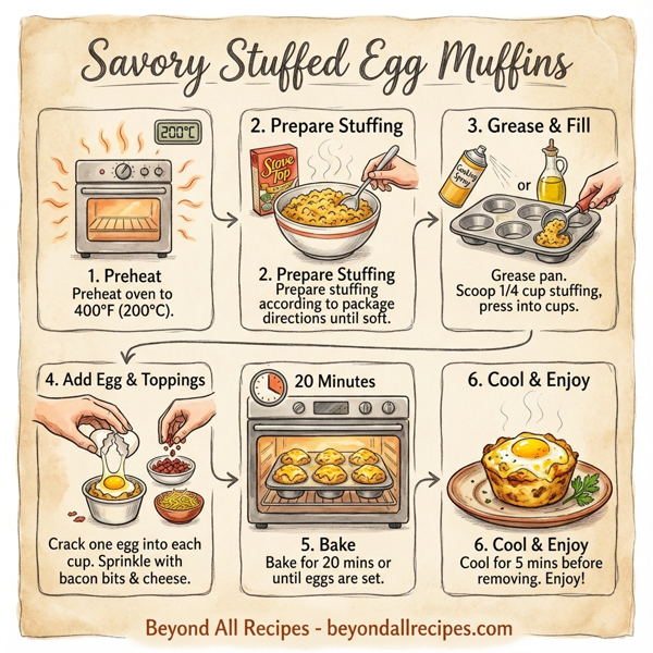 Savory Stuffed Egg Muffins instructions