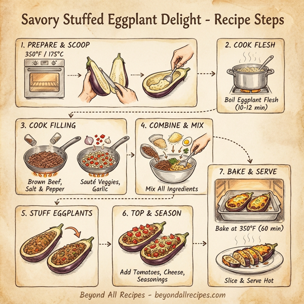 Savory Stuffed Eggplant Delight instructions