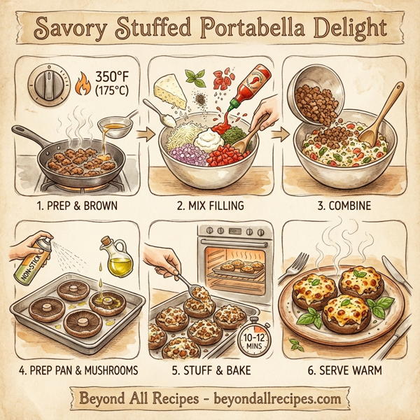 Savory Stuffed Portabella Delight instructions