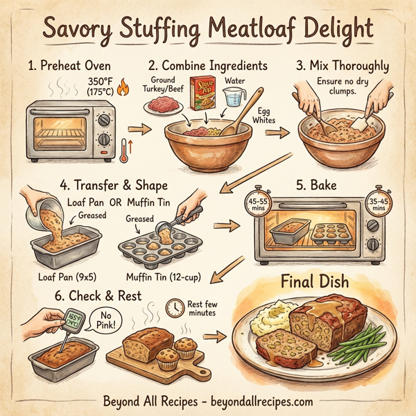 Savory Stuffing Meatloaf Delight instructions